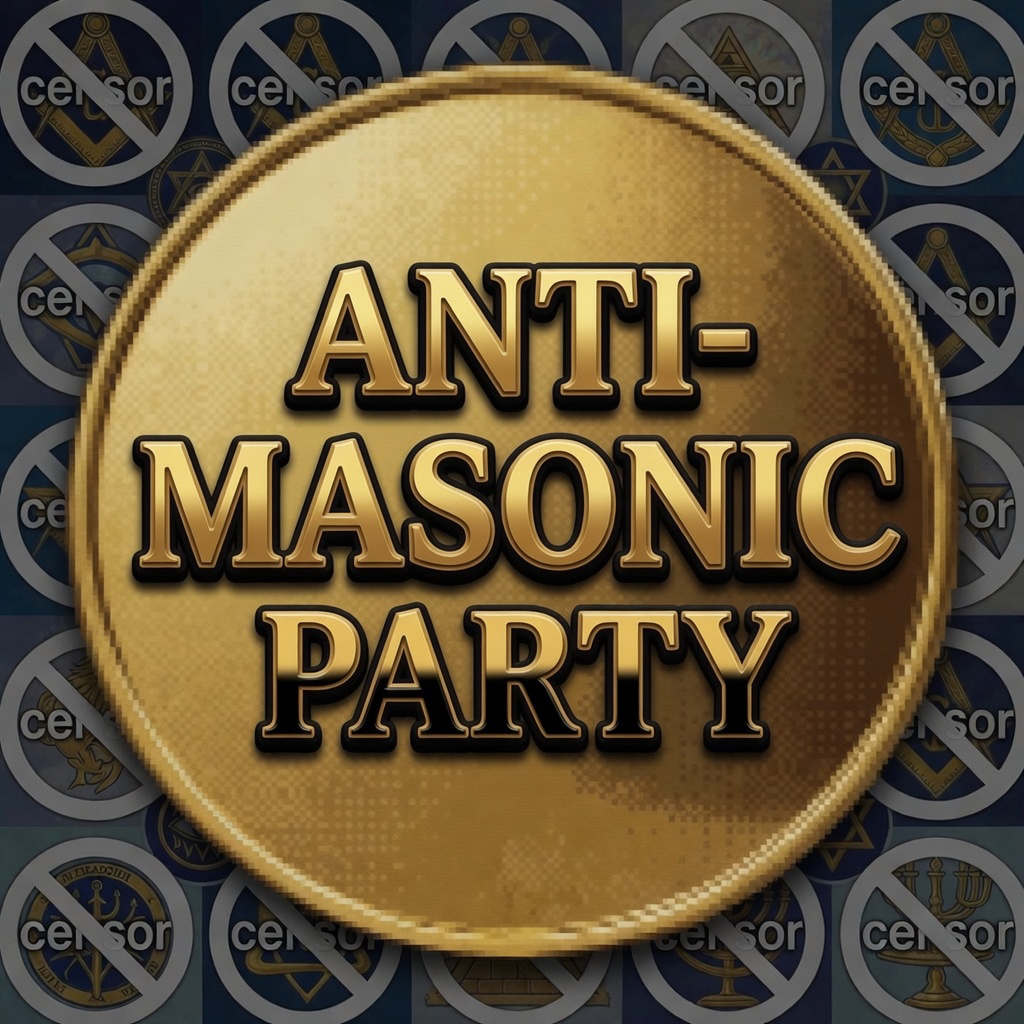 Anti-Masonic Party (AMP) coin - on pump.fun. Defund globalist handshakes, rebuild American industry, end Federal Reserve tyranny.