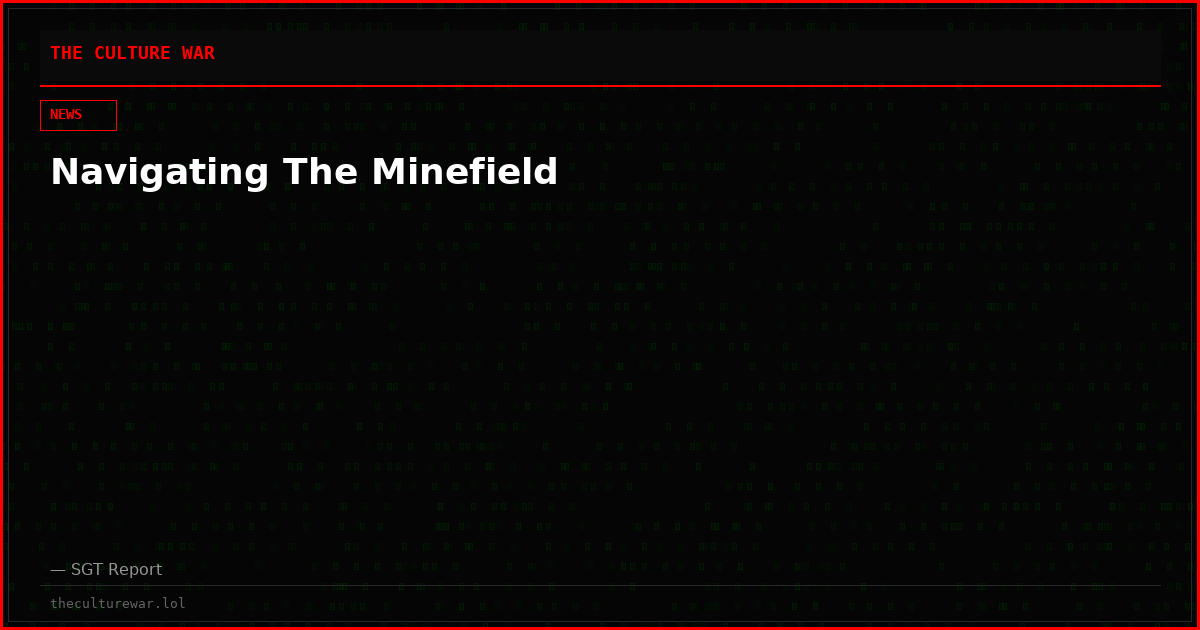 Navigating The Minefield
