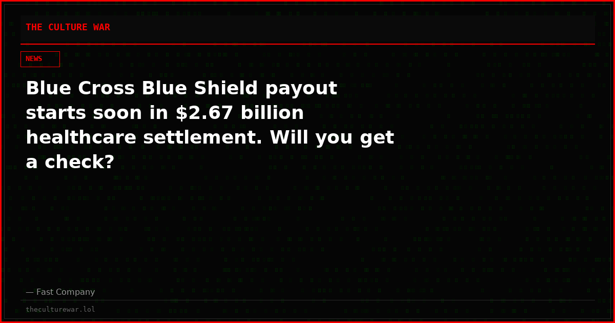 Blue Cross Blue Shield payout starts soon in $2.67 billion healthcare settlement. Will you get a check?