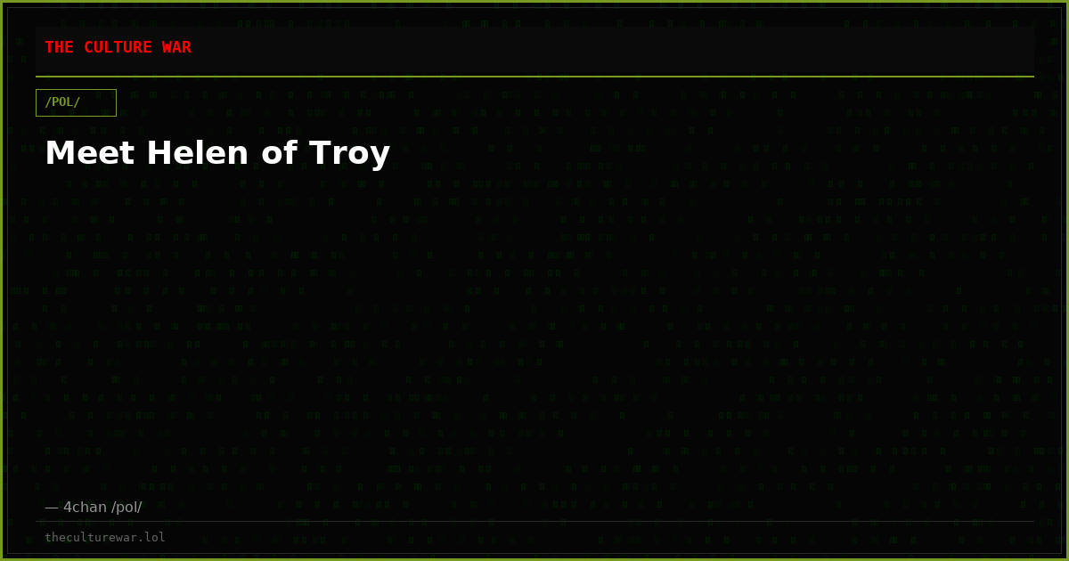 Meet Helen of Troy