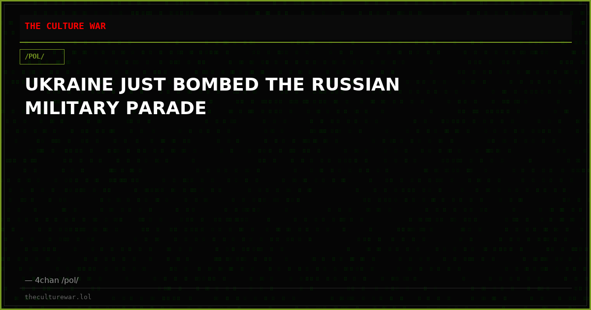 UKRAINE JUST BOMBED THE RUSSIAN MILITARY PARADE