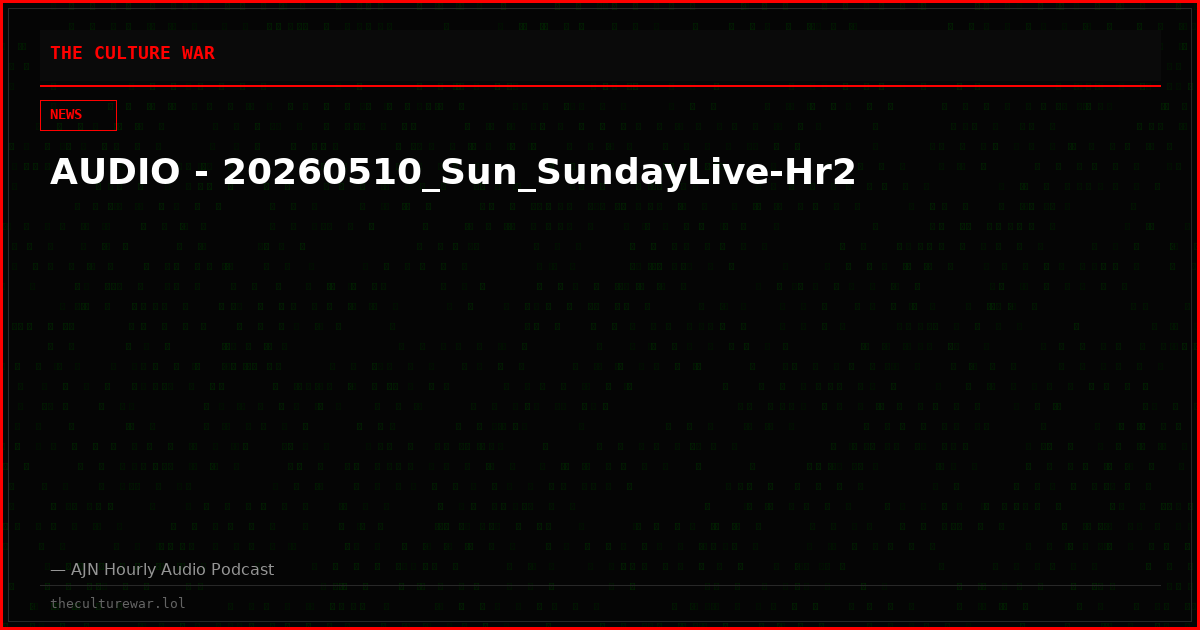 AUDIO - 20260510_Sun_SundayLive-Hr2
