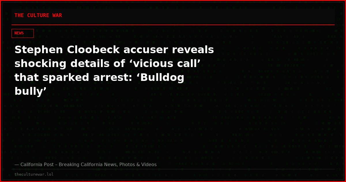 Stephen Cloobeck accuser reveals shocking details of ‘vicious call’ that sparked arrest: ‘Bulldog bully’