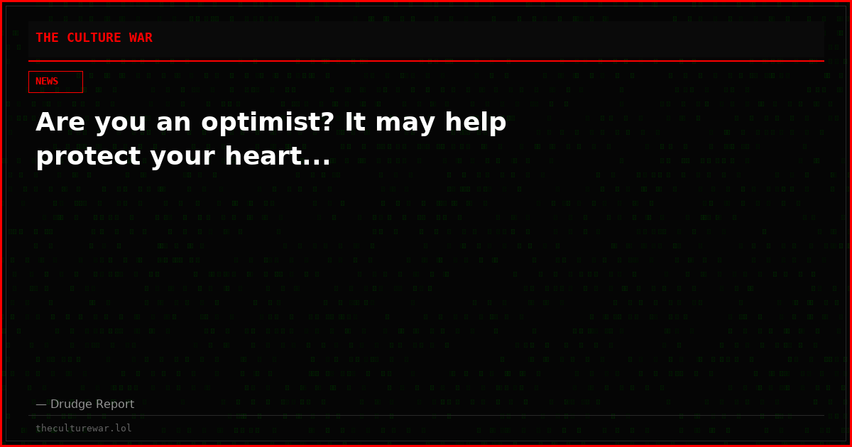 Are you an optimist? It may help protect your heart...