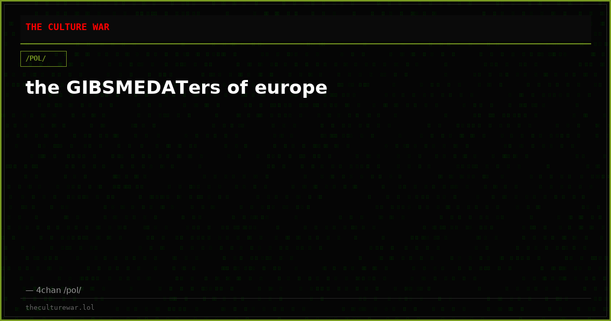 the GIBSMEDATers of europe