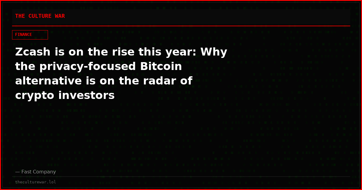Zcash is on the rise this year: Why the privacy-focused Bitcoin alternative is on the radar of crypto investors