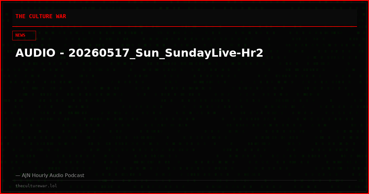 AUDIO - 20260517_Sun_SundayLive-Hr2