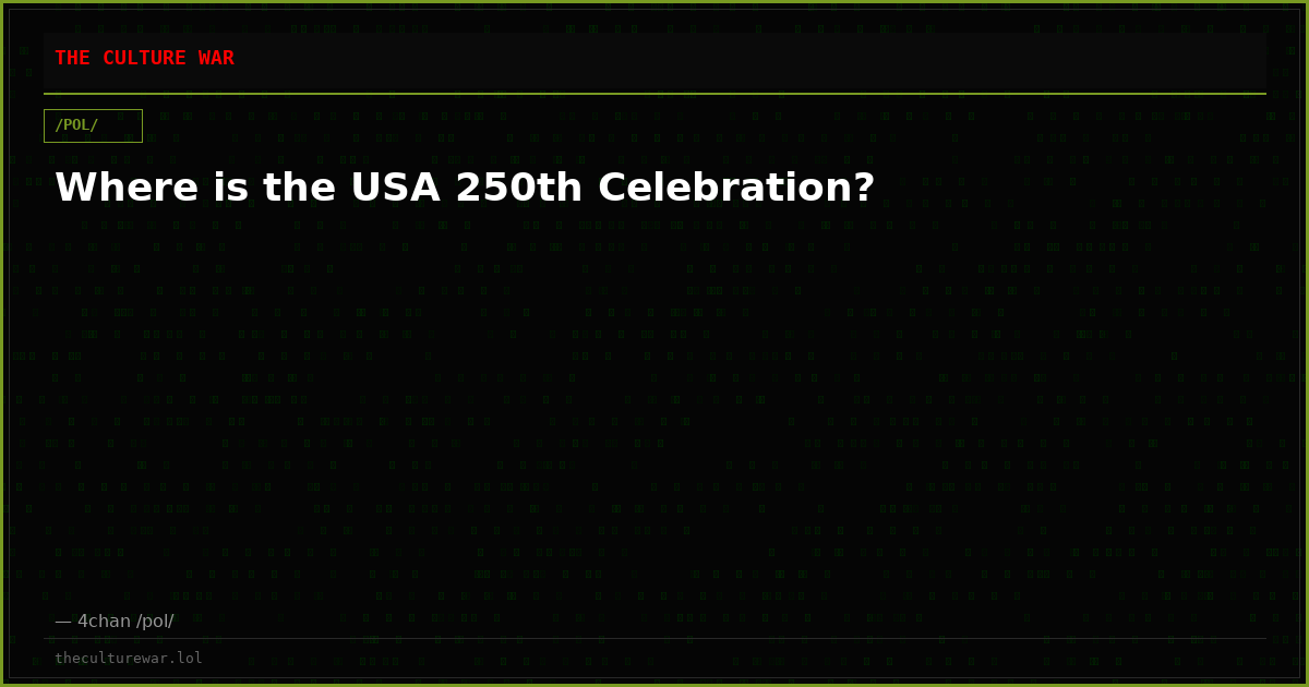 Where is the USA 250th Celebration?