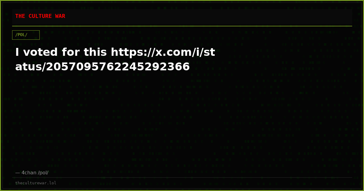 I voted for this https://x.com/i/status/2057095762245292366