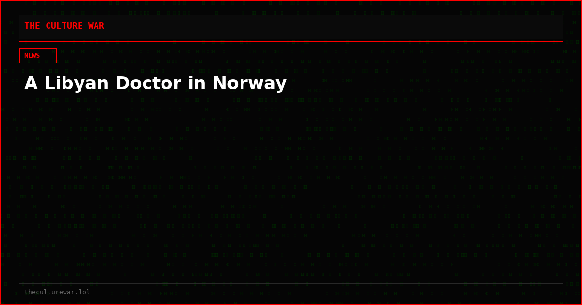 A Libyan Doctor in Norway