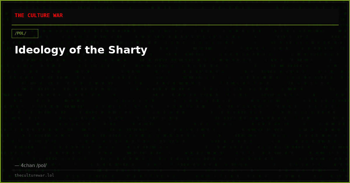 Ideology of the Sharty