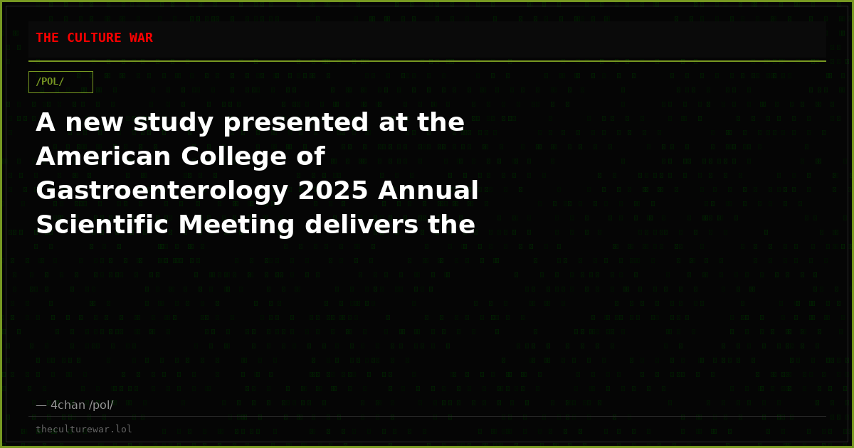 A new study presented at the American College of Gastroenterology 2025 Annual Scientific Meeting delivers the cleares...