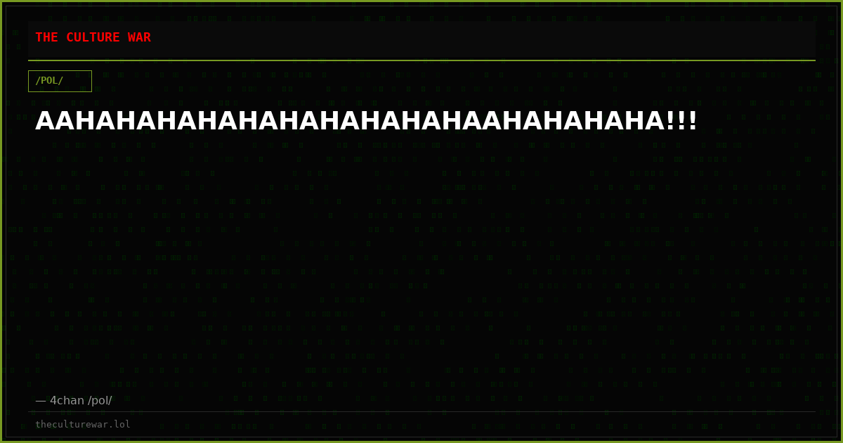 AAHAHAHAHAHAHAHAHAHAHAAHAHAHAHA!!!