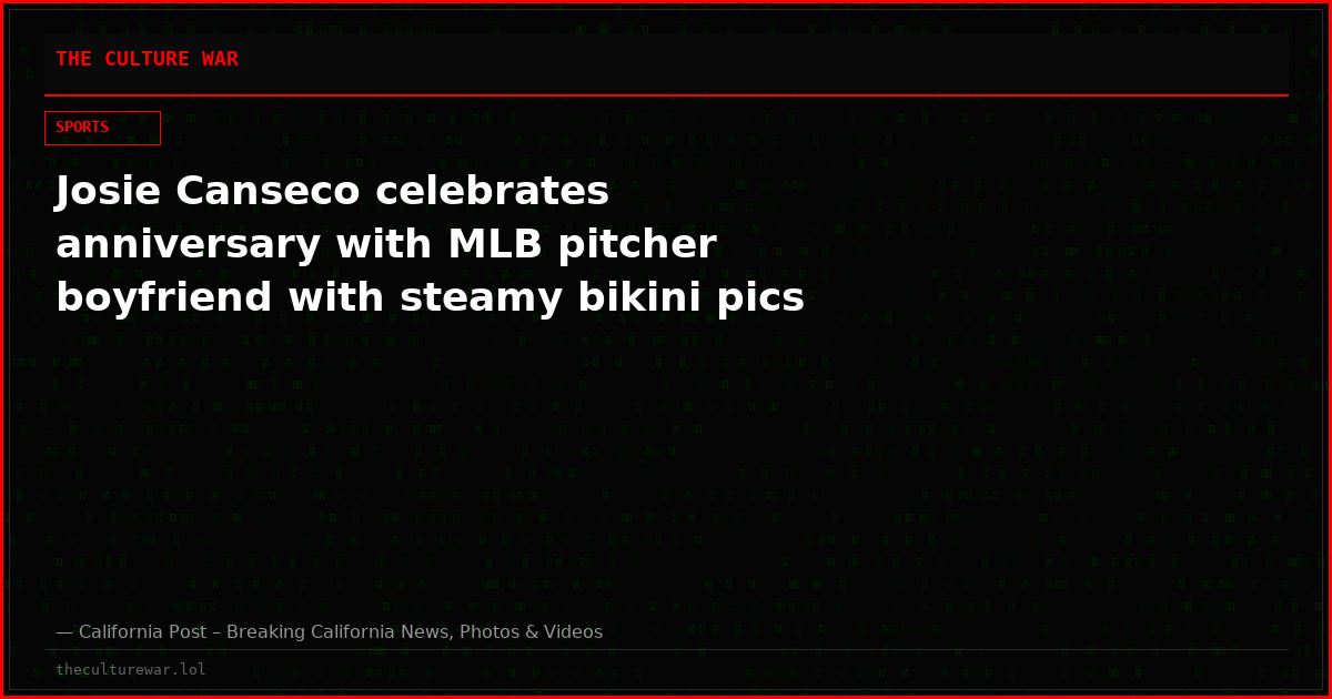 Josie Canseco celebrates anniversary with MLB pitcher boyfriend with steamy bikini pics