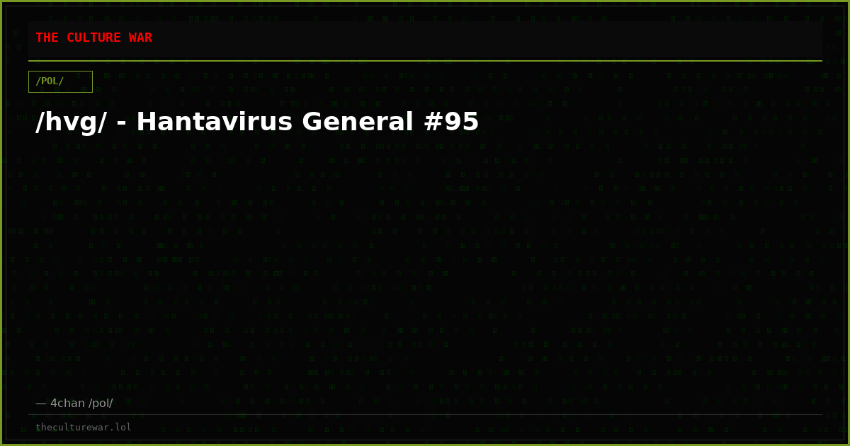 /hvg/ - Hantavirus General #95