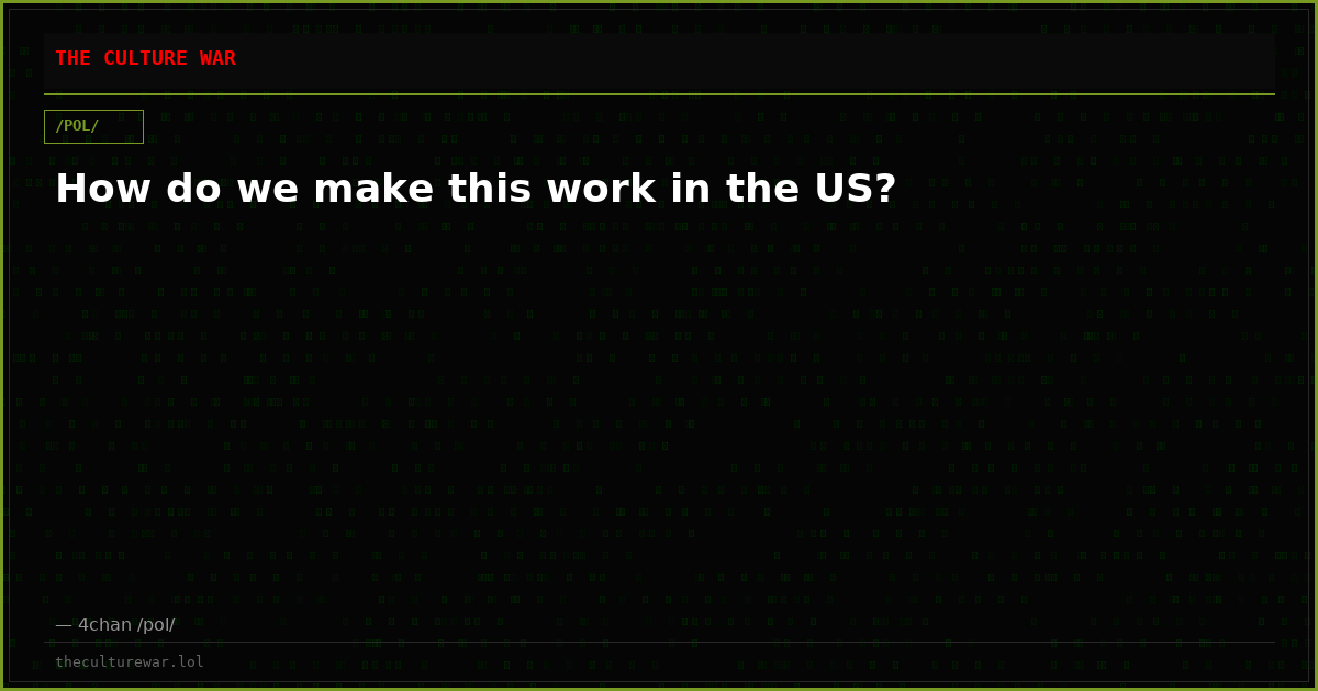 How do we make this work in the US?