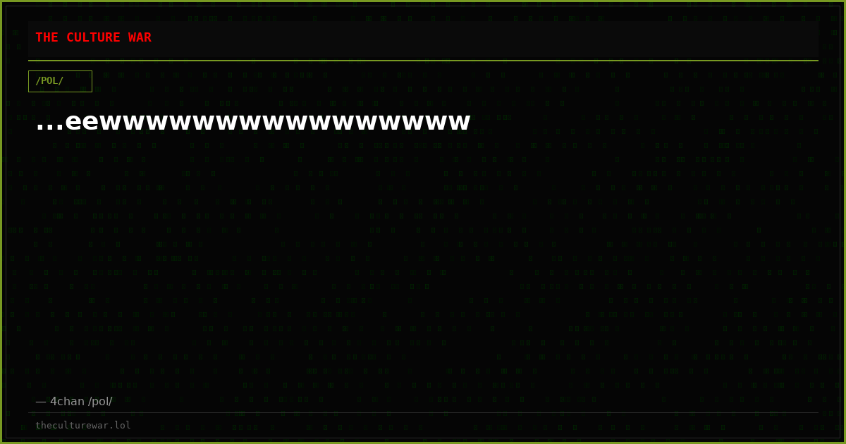 ...eewwwwwwwwwwwwwwww