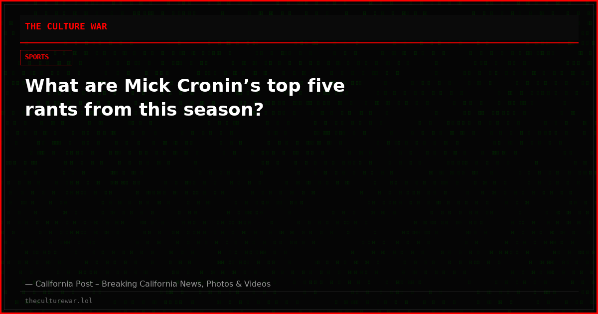 What are Mick Cronin’s top five rants from this season?