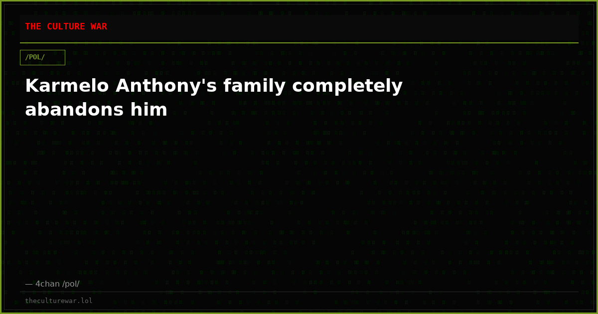 Karmelo Anthony's family completely abandons him