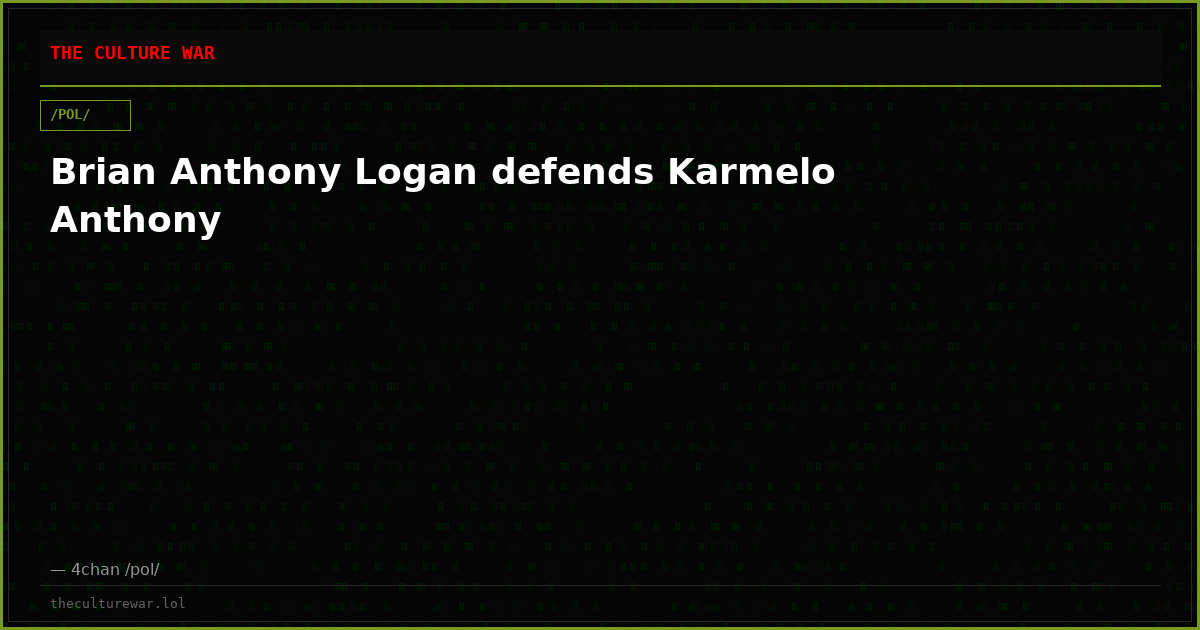 Brian Anthony Logan defends Karmelo Anthony