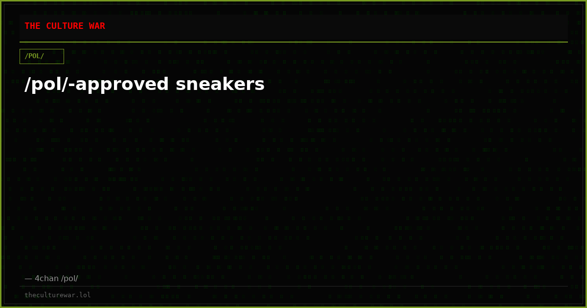 /pol/-approved sneakers