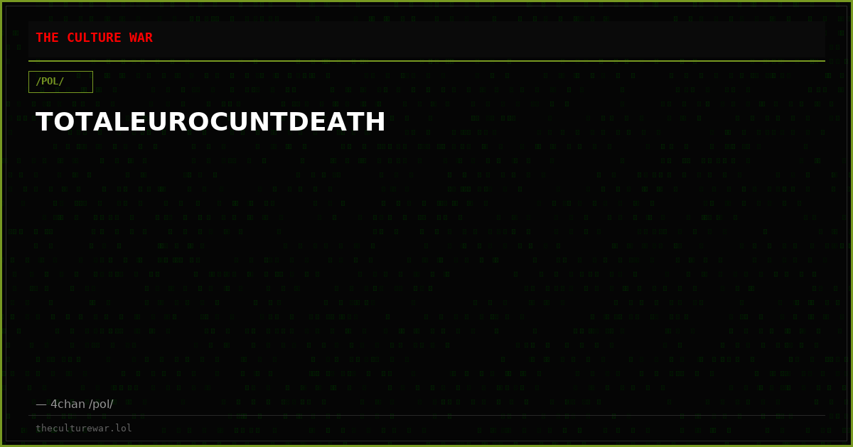 TOTALEUROCUNTDEATH