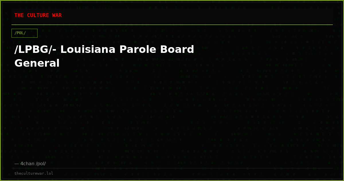 /LPBG/- Louisiana Parole Board General