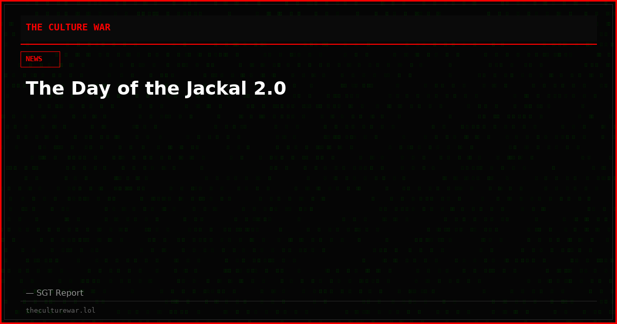 The Day of the Jackal 2.0