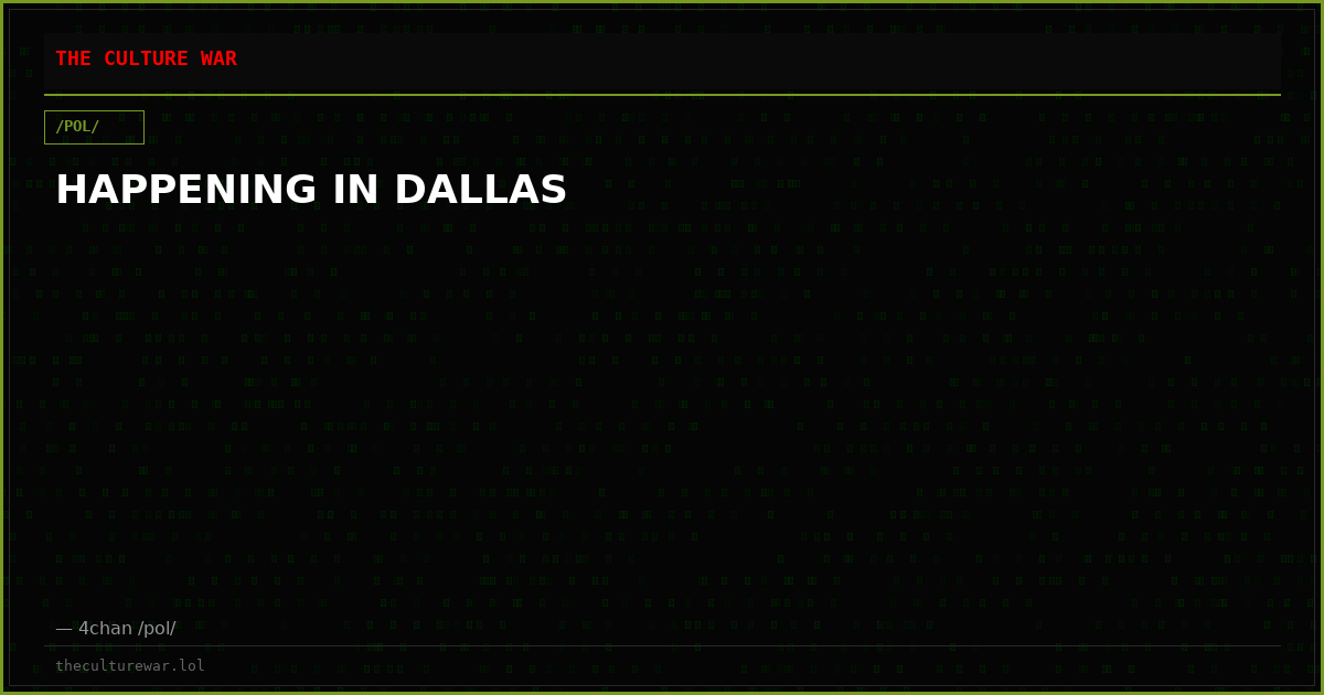 HAPPENING IN DALLAS
