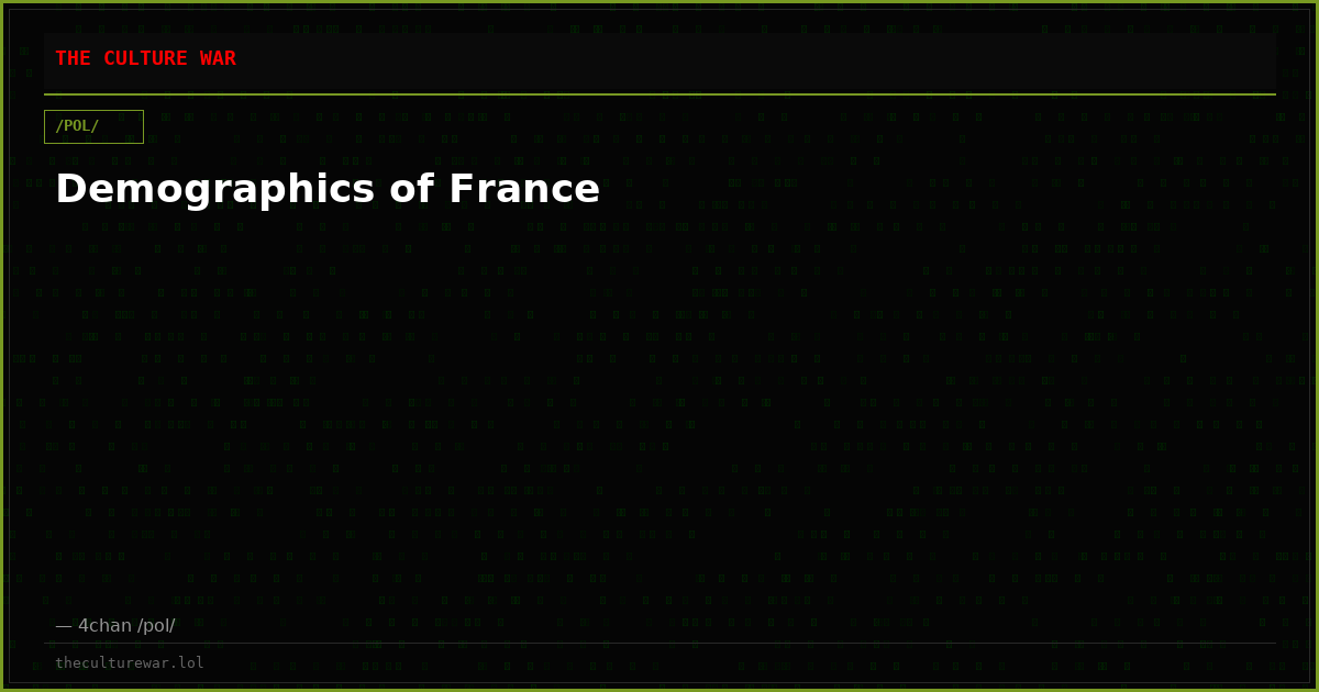 Demographics of France
