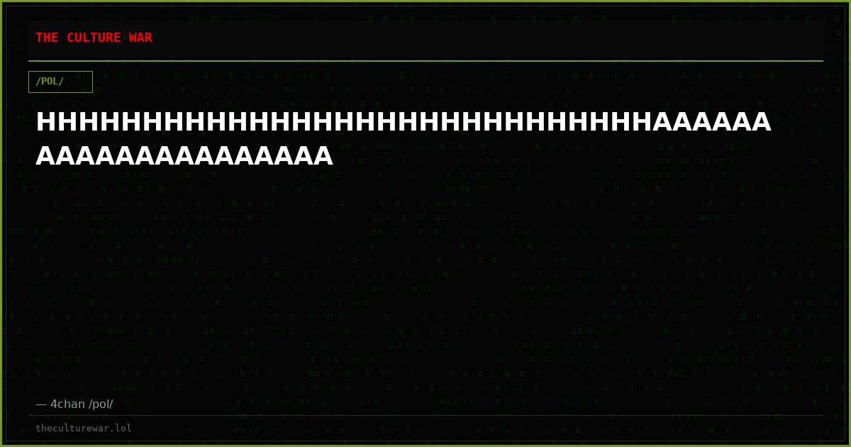 HHHHHHHHHHHHHHHHHHHHHHHHHHHHHAAAAAAAAAAAAAAAAAAAAA