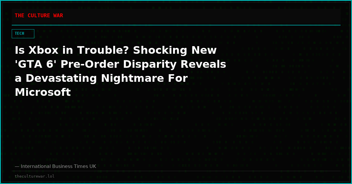 Is Xbox in Trouble? Shocking New 'GTA 6' Pre-Order Disparity Reveals a Devastating Nightmare For Microsoft
