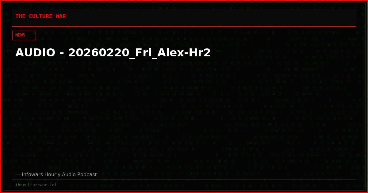 AUDIO - 20260220_Fri_Alex-Hr2