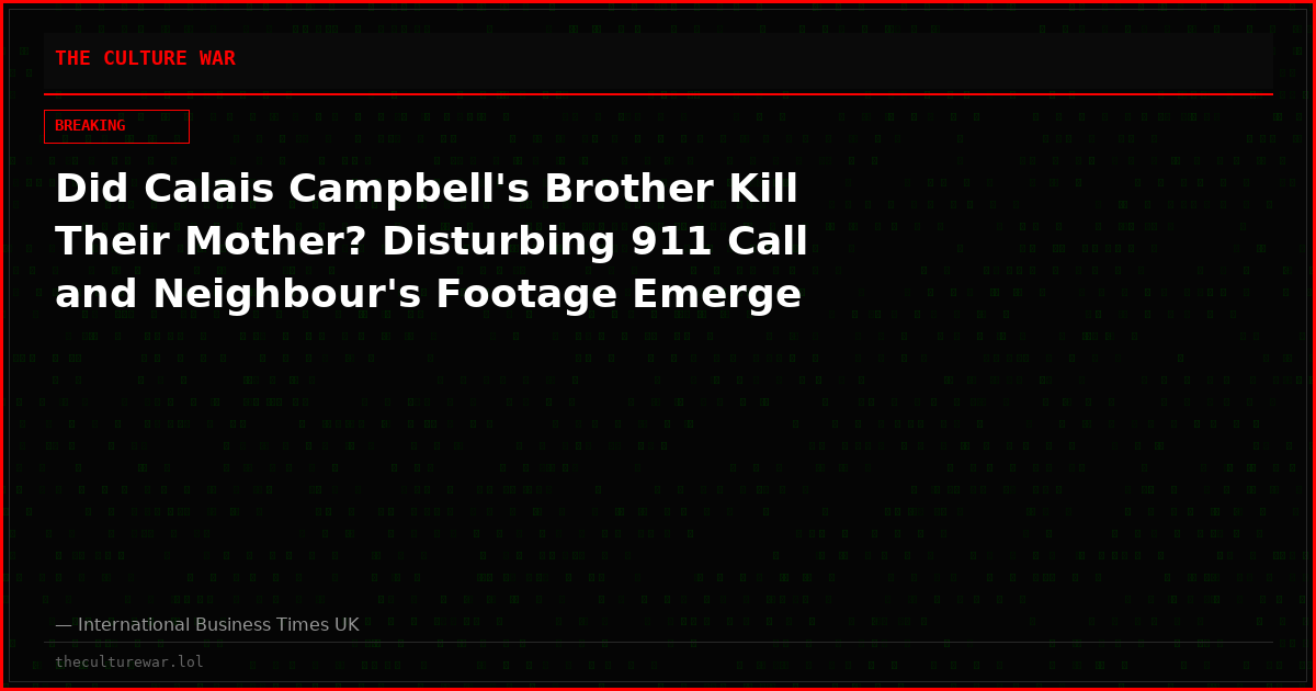 Did Calais Campbell's Brother Kill Their Mother? Disturbing 911 Call and Neighbour's Footage Emerge