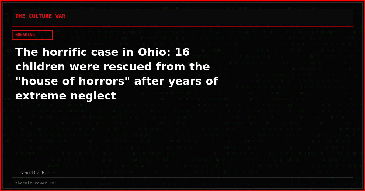 The horrific case in Ohio: 16 children were rescued from the "house of horrors" after years of extreme neglect