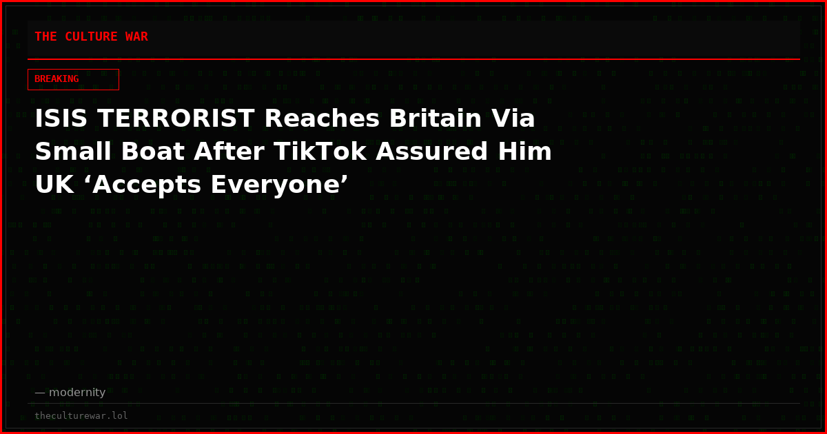 ISIS TERRORIST Reaches Britain Via Small Boat After TikTok Assured Him UK ‘Accepts Everyone’