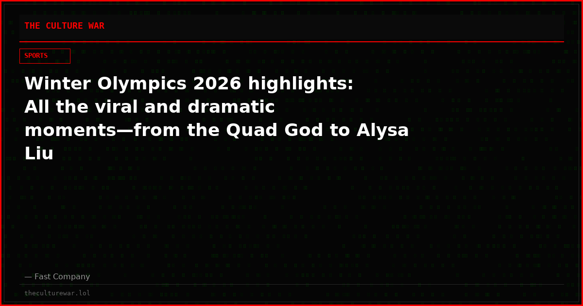 Winter Olympics 2026 highlights: All the viral and dramatic moments—from the Quad God to Alysa Liu
