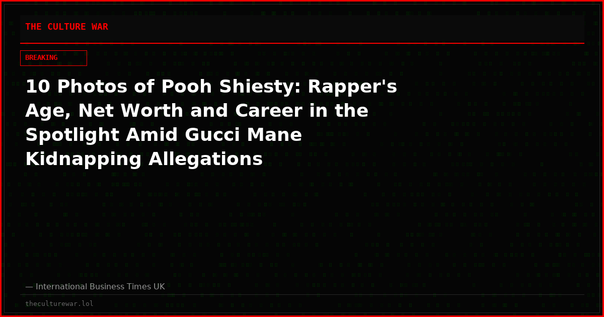 10 Photos of Pooh Shiesty: Rapper's Age, Net Worth and Career in the Spotlight Amid Gucci Mane Kidnapping Allegations