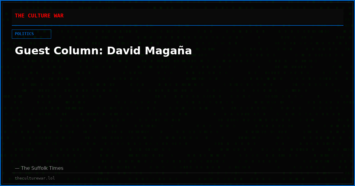 Guest Column: David Magaña