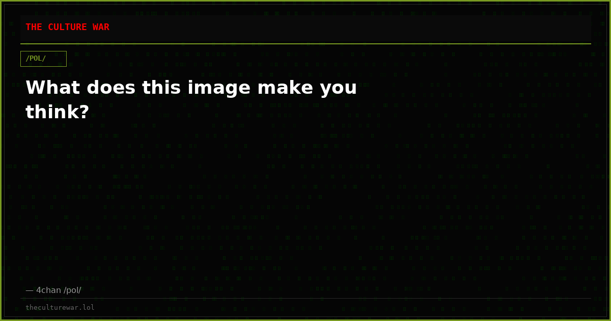What does this image make you think?