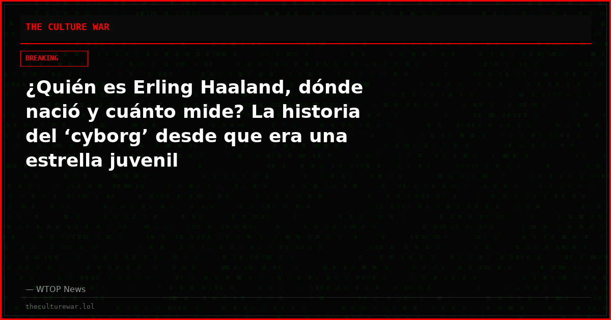 ¿Quién es Erling Haaland, dónde nació y cuánto mide? La historia del ‘cyborg’ desde que era una estrella juvenil