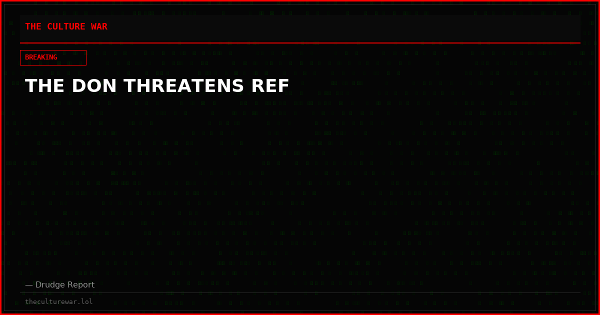 THE DON THREATENS REF