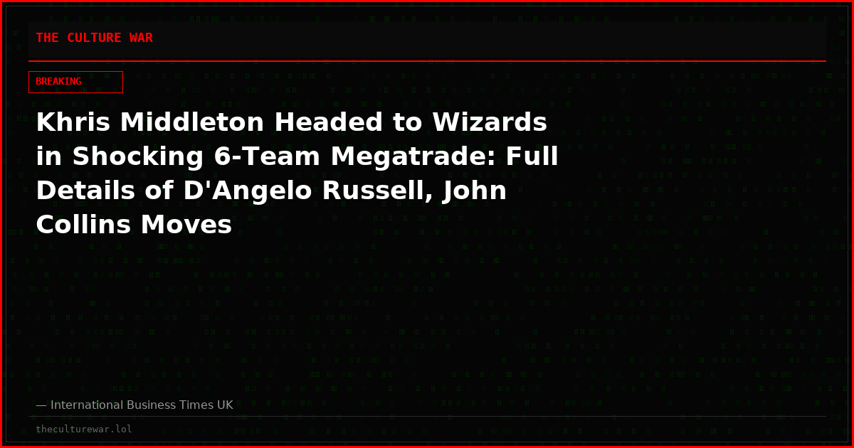 Khris Middleton Headed to Wizards in Shocking 6-Team Megatrade: Full Details of D'Angelo Russell, John Collins Moves