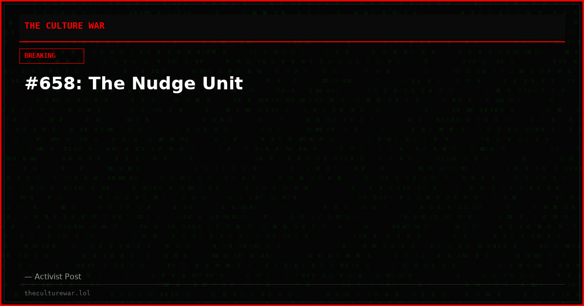#658: The Nudge Unit