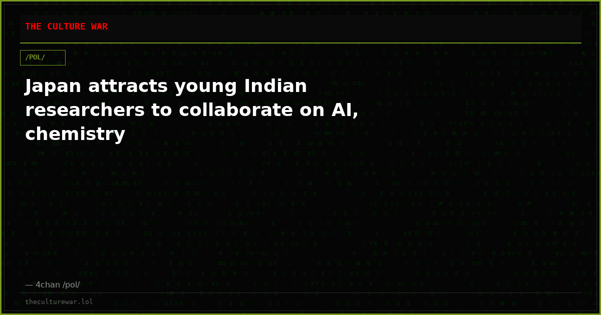 Japan attracts young Indian researchers to collaborate on AI, chemistry