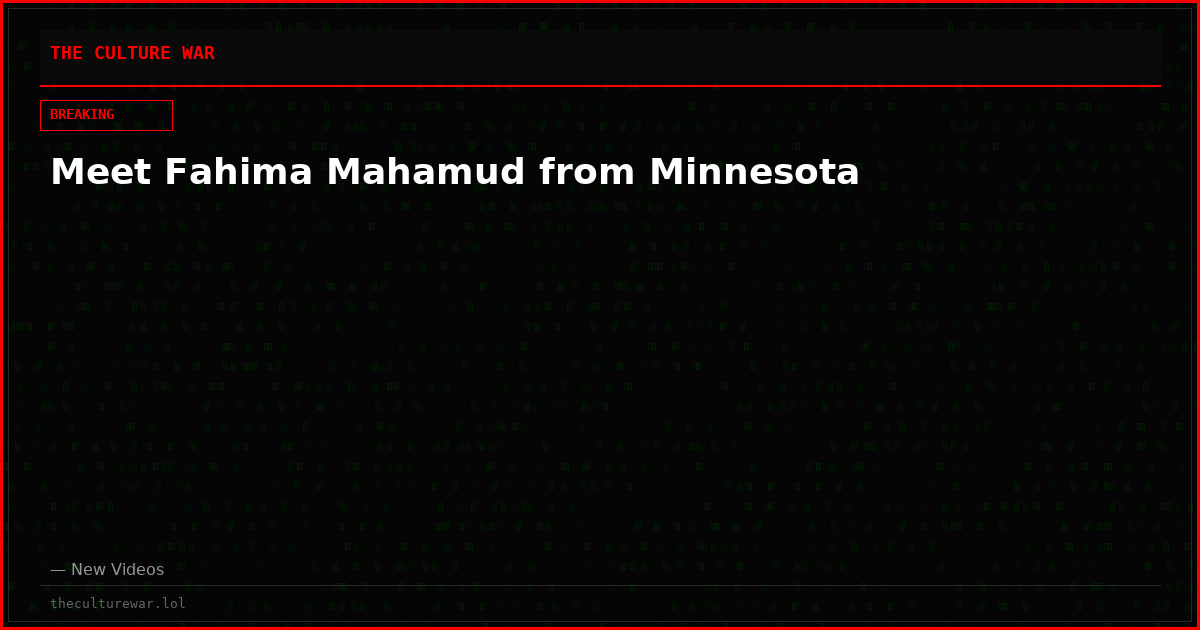 Meet Fahima Mahamud from Minnesota