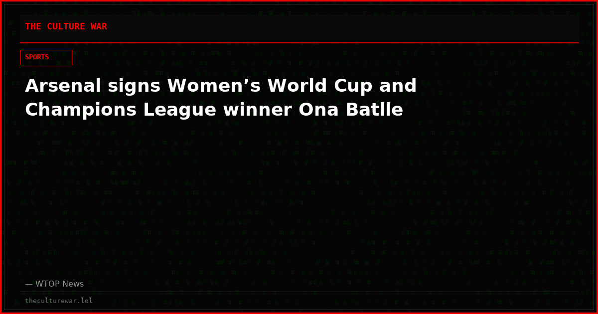 Arsenal signs Women’s World Cup and Champions League winner Ona Batlle