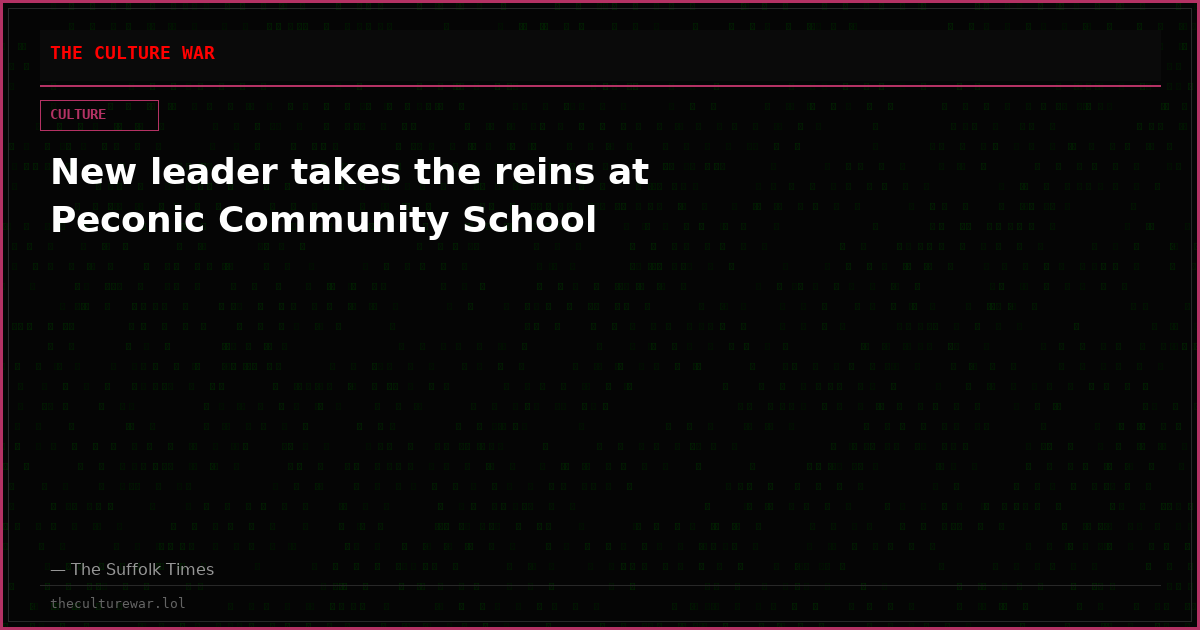 New leader takes the reins at Peconic Community School