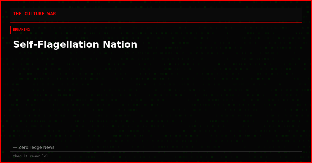 Self-Flagellation Nation