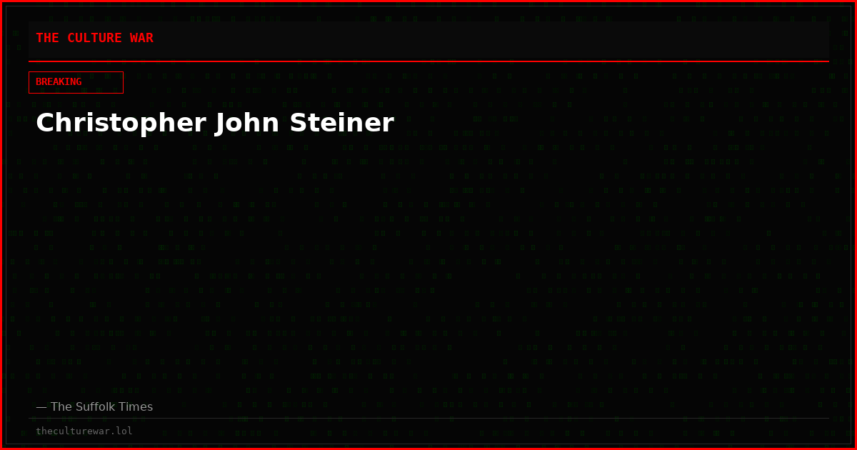 Christopher John Steiner